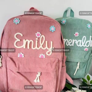 Personalized children's backpack, personalized backpack, custom name backpack, embroidered backpack, backpack with name, kids backpack