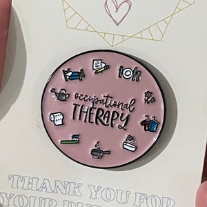 Occupational Therapy Enamel Pin