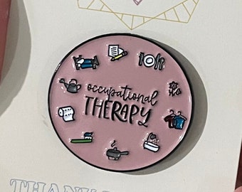 Occupational Therapy Enamel Pin