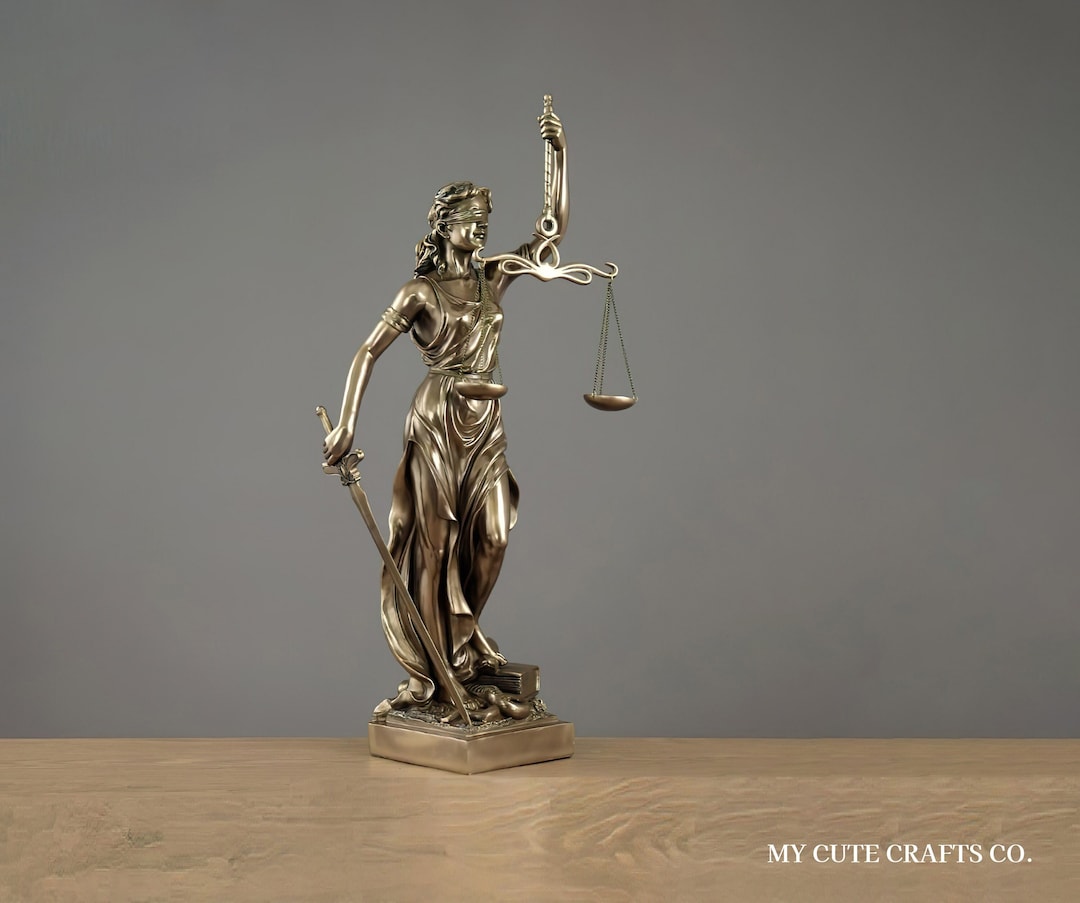 Lady Justice Statue, Bronze Lady Justice Sculpture, Large Justitia