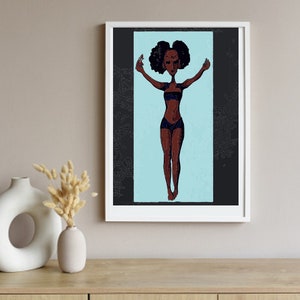 Black woman with arms outstretched
