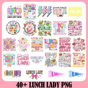 45+ Lunch Lady Png Bundle, Back To School Tour PNG, Cafeteria Crew, School Cafeteria Worker Sublimation Designs, Squad, Best Lunch Lady Ever