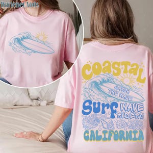 Coastal Surf Beach Digital Png File, Coconut Beachy Girl Instant Download, Catch The Wave Png, Ocean Summer, Ocean Inspired Gift, Girls Trip