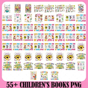 Más de 55 libros infantiles PNG, Club de biblioteca para profesores de jardín de infancia, Paquete de regreso a clases, Primer día de clases (PNG), Junie B. Jones (PNG)