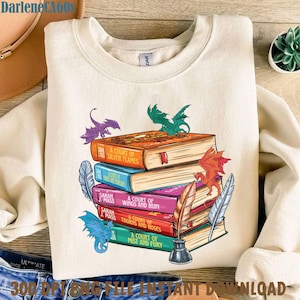 Acotar Dragon Book PNG, Transparent Background, Bookworm, Dragons, Books, Fourth Wing, Bookish, ACOTAR, Fairytales, Commercial Use