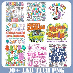 40+ Lab Week 2025 Mystery Machine png, Mystery Machine of Diagnostics png, Lab Tech png, Funny Medical Lab Week Png, Laboratory Technician