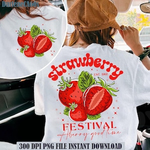 Strawberry Festival Png, A Berry Good Time png, Strawberry Coquette png, Strawberry Festival png, Strawberry Season Png, Retro Summer Png