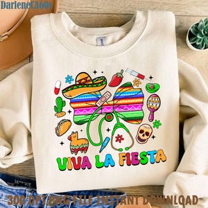 Viva La Fiesta PNG, Mexican Pinata Coquette Bow Design, Mexican Party Sublimation, Fiesta Vibes Png, Fiesta Party Png, Festival 2025 Png