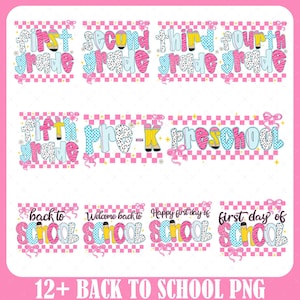 Bundle Coquette First Day Of School Png, Back To School Png, Teacher PNG, Preppy Back To School Png, School Png, First Day Of School Png