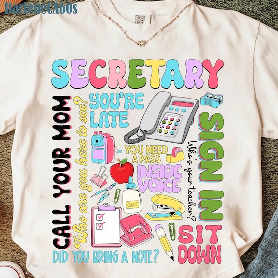 School Secretary png, Back To School Png, Welcome to the front office , Retro Teacher Png, Teacher Appreciation, Teacher Gift, School Staff