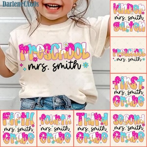 Ice Cream Drip Bundle Png, Youth Kindergarten 1-5th Grade Back to School PNG, Teacher Grade Png, First Day Of School, Teacher Ice Cream Drip