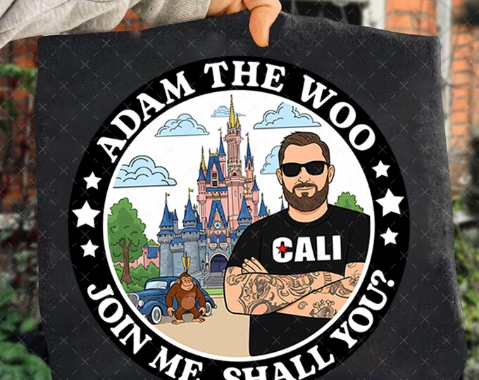 Adam the Woo Png, Retro 90s Style Graphic Png, Popular Youtuber Adam ...