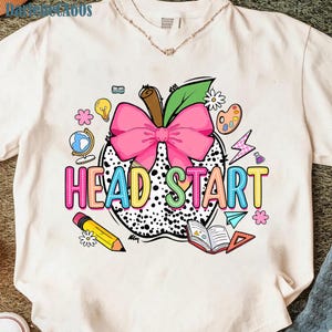 Head Start Teacher Png, Back To School Png, First Day Of School Png, Pencil Coquette, Teacher Shirt Png, Teacher Appreciation Png, Teacher
