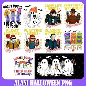 Halloween Energy Drink Can PNG Bundle, Spooky Cans PNG Download, Fall Pumpkin Skull Ghost Soda Sublimation, Cute Halloween Can, Energy Drink