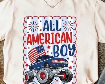 All American Boy PNG Sublimation Design, Boys 4th of July PNG, Kids Patriotic Png, American Flag Png, Happy 4th of July Png, Retro USA Png
