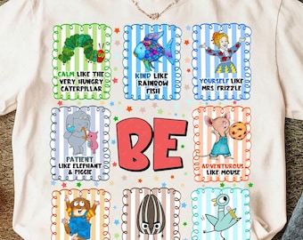 Be Kind Children's Book Back To School Png, Teacher Library Book Club Kindergarten School, Junie B Teacher Png, Children's Character Png