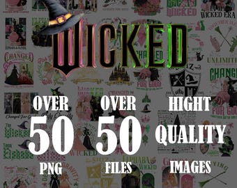 60++ Wicked Changed for Good Bundle Png, Bundle Wicked Png, Witch Pink And Green Png, Wicked Defy Gravity Png, Wicked The Musical Movies Png
