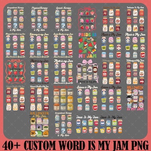 40+ benutzerdefiniertes Wort ist mein Jam Bundle Png, Back To Schule Png, Lehrer Geschenk, Erster Schultag Png, Kokette Lehrer Png, Mädchen Lehrer Png