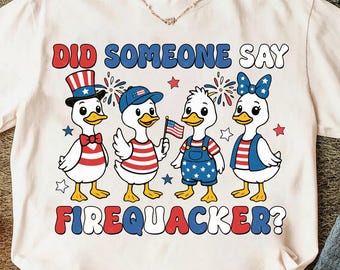 Did Someone Say Firequacker Png, 4th of July Png, Firequacker Goose Png, Patriotic Day Png, Funny Goose Png, American Flag, Independence Day