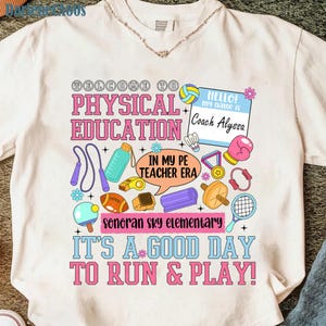 Custom PE Teacher Png, Physical Education Teacher Png, PE Teacher Gift, Coach Shirt Gym Teacher Png, Gym Teacher Gifts, Phys Ed Teacher