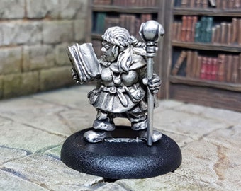 Female Dwarf Wizard - D&D - Frostgrave - Pathfinder - Metal RPG Fantasy Miniature 28 - 32mm