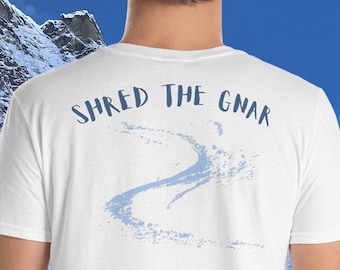 T-Shirt Earn Your Turns – Ski De Randonnée Rétro, Idée Cadeau Pour Amoureux De La Montagne