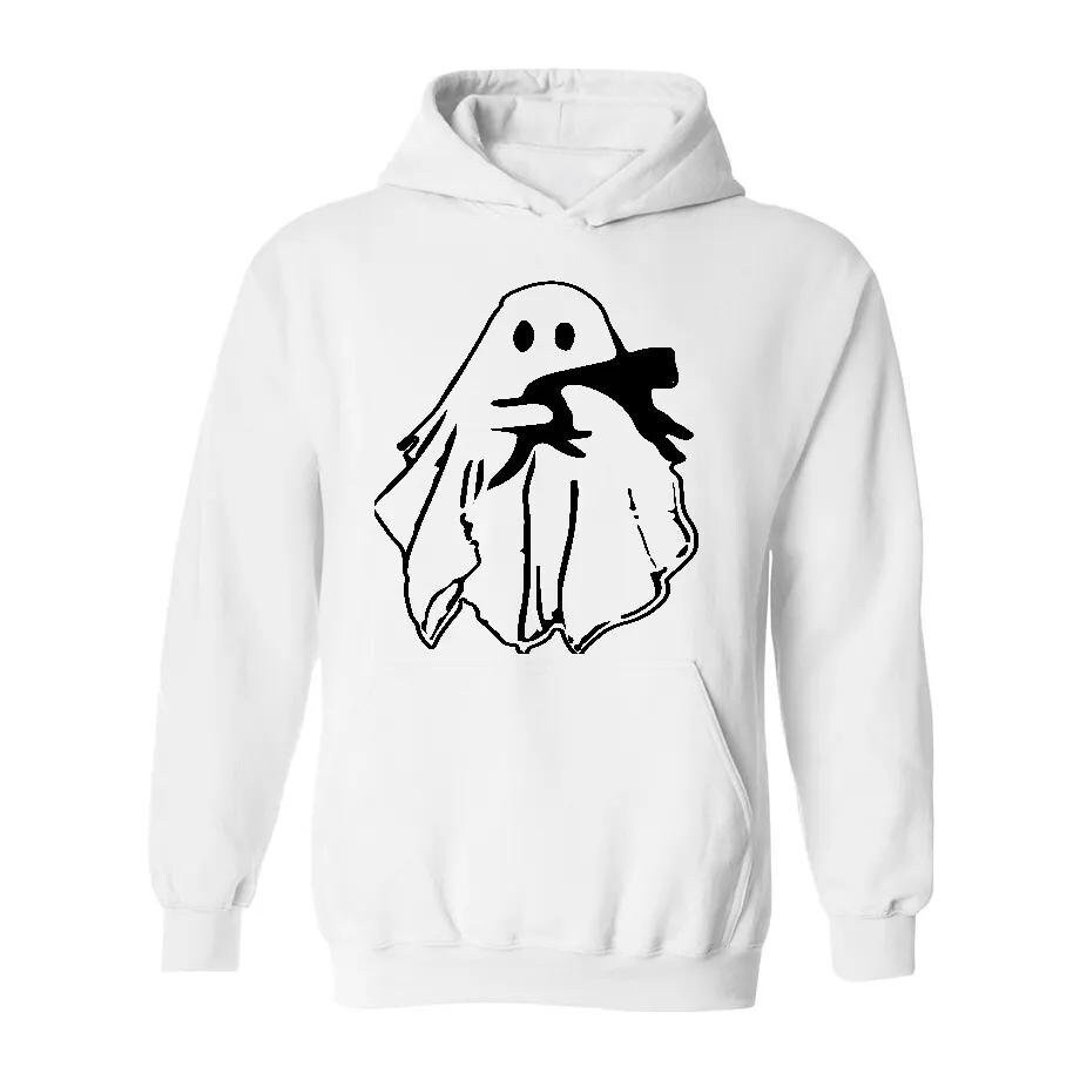 Halloween Ghost Holding Black Cat Ghost Cat Halloween Shirt Etsy