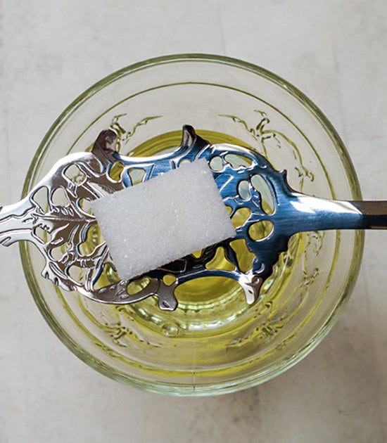 Handmade Metal Absinthe Spoons: Wormwood Leaf Design, Set of 4