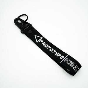 Cyberpunk Schlüsselband mit Metallhaken – Experimental Techwear PROTOTYPE Design