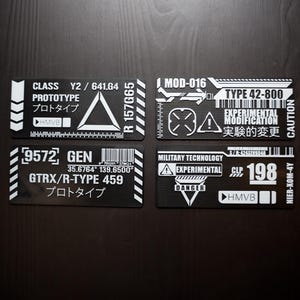 Cyberpunk Techwear / Darkwear Tag V1.2 / Patch