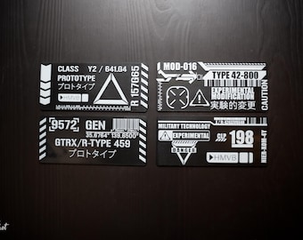 Cyberpunk Techwear/Darkwear Tag V1.2/Patch