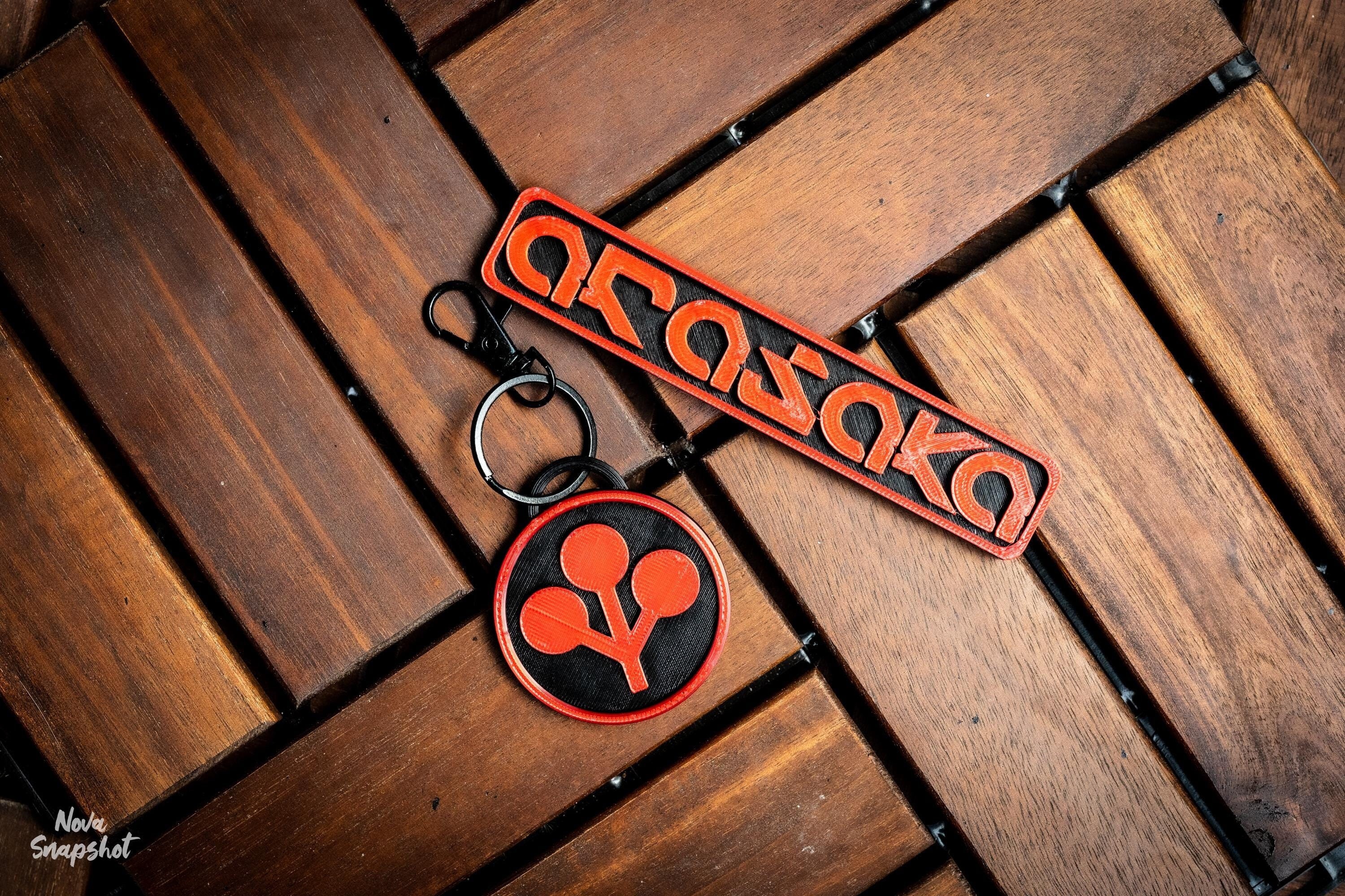 トップス arasaka Cyberpunk 2077 Arasaka Logo / Lettering Keychain / Velcro Pendant