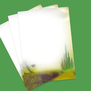 Papel de escribir del Mago de Oz para un amigo por correspondencia, papel de carta con temática de libros como regalo para un profesor de inglés, papelería de regalo para un amante de los libros, correo postal para ella.