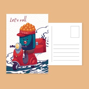 Cartoline di cibo, cartoline di carta, cartoline postali, articoli per amici di penna, cancelleria, posta ordinaria, collezione di cartoline, regalo per appassionati di cancelleria