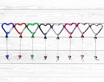 Heart Beadable Keychains, New DIY Heart Beadable Keychain, Keychain Bar