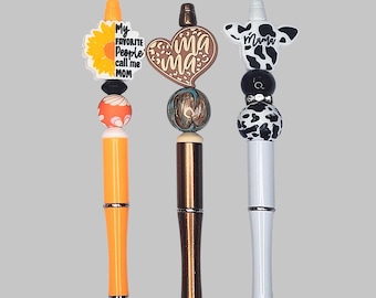 2O Mama Pen, Pens for Mom, Funny Mom Pens, Beaded Mom Pen, Gift for Mom, Journal Pen