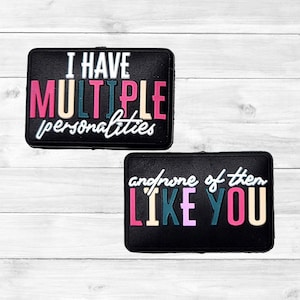 80 I Have Multiple Personalities and None of Them Like You Focal Bead, Funny Sayings Focal, Silicone Focal Beads for Pens, Beading Supplies