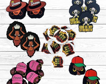 110 African American Women Focals, Women of Color Focal Bead, Black Girl Magic