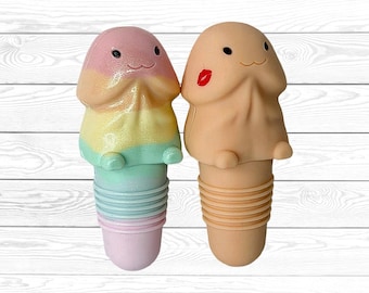 Richard Wine Stoppers, Adult Humor Wine Stopper, Bar Accessory