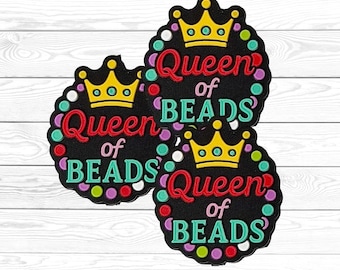 179 Queen of Beads Focal Bead, Focal Bead for Crafters, Silicone Focal Beads for Pens, Beading Supplies