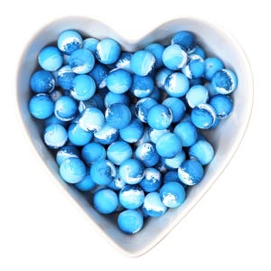 15mm Ocean Waves Silicone Beads, Beads for Pens, Beading Supplies, Beads for DIY