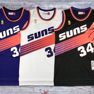 Men's Phoenix Suns Charles Barkley #34 Mitchell&Ness Black 1992-93 Hardwood  Classics Jersey