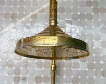 Pommeau de douche à effet pluie non laqué, pommeau de douche en laiton, douche ronde de 20 cm (8 po.)