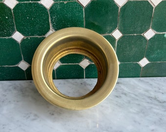Antique Brass Kitchen Sink Disposal Flange. 3 1/2 Sink Disposal