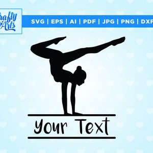 Gymnastics Monogram Svg, Gymnast Svg, , Gymnastics Shirt Svg, Monogram Gymnastics Svg, Gymnastics Clipart, Silhouette, Cricut, Png, Svg,