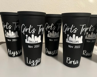 Personalized Tumbler | Custom Tumbler | Custom Personalized Name Tumbler | Girl's Trip Tumbler | Bridemaids Gift | Wedding | Gifts for Him