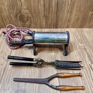 Antique Curling Iron Crimping Iron Electric Curling Iron Heater