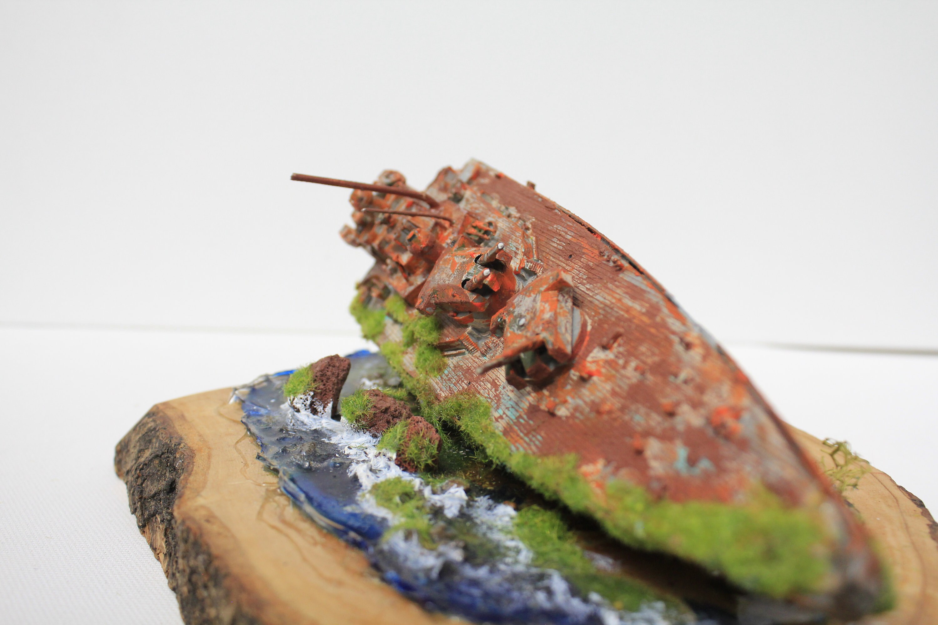 Diorama Model Submarine Miniature Diorama Etsy