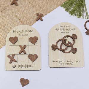 Rustikale Hochzeitsspiele: Tic Tac Toe, Ring Toss, Schlangen & Leitern Bild 7
