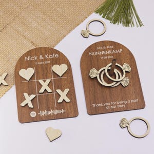 Rustikale Hochzeitsspiele: Tic Tac Toe, Ring Toss, Schlangen & Leitern Bild 8